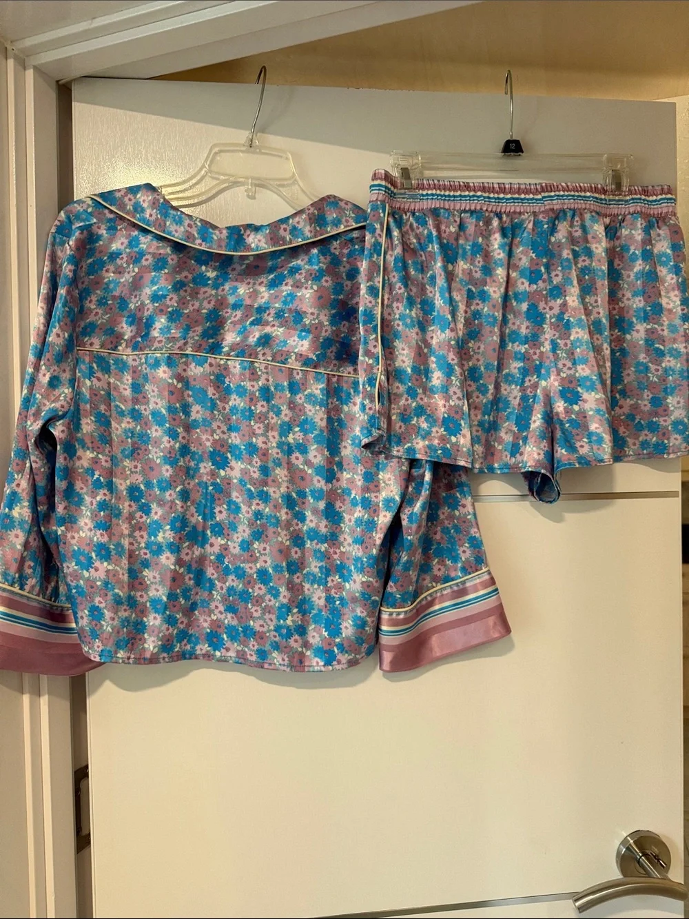 NWT, Free People Pillow Talk PJ Set in Cool Lavender combo Size M - Picture 9 of 12